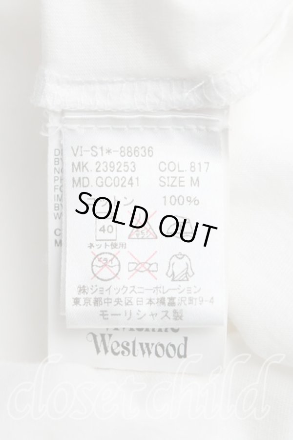 画像4: ヴィヴィアンウエストウッド MAN 中古 / スカルptTシャツ M 白  H-25-10-26-016-ts-IN-ZH (4)