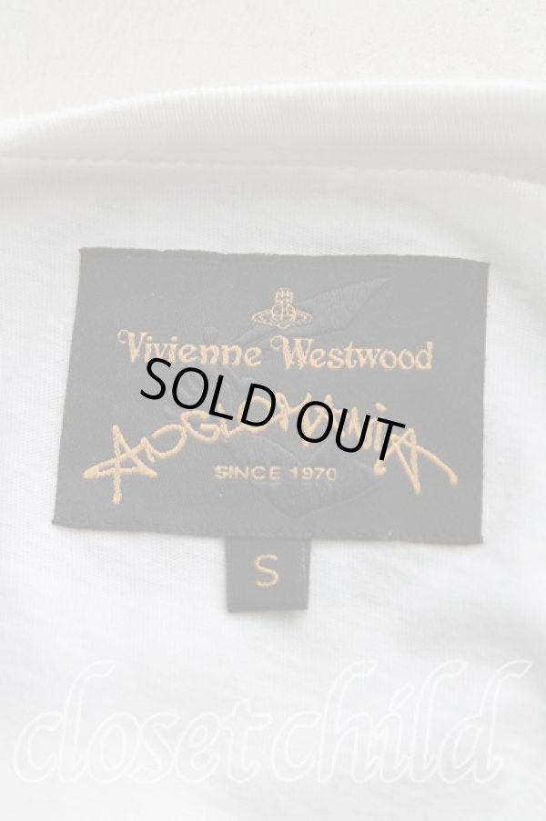 画像3: ANGLOMANIA 中古 / オーブスタンプptTシャツ S 白  H-25-10-26-017-ts-IN-ZH (3)