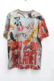 画像2: ヴィヴィアンウエストウッド 中古 / THE BIG ONEリラックスTシャツ 44(メンズ相当) 灰×マルチ  H-25-11-02-020-ts-IN-ZH (2)