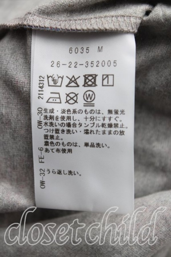 画像4: ヴィヴィアンウエストウッド 中古 / THE BIG ONEリラックスTシャツ 44(メンズ相当) 灰×マルチ  H-25-11-02-020-ts-IN-ZH (4)