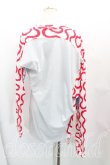 画像2: ヴィヴィアンウエストウッド 中古 / スクイグルカットソー OS 白×赤  H-25-11-02-022-to-IN-ZH (2)