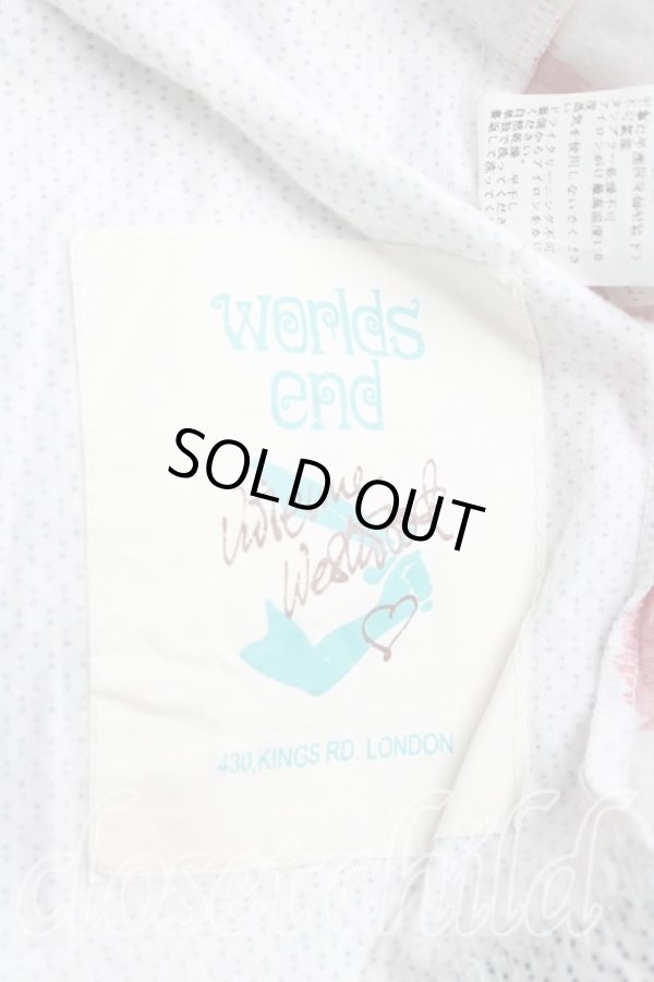 画像3: ヴィヴィアンウエストウッド 中古 / スクイグルカットソー OS 白×赤  H-25-11-02-022-to-IN-ZH (3)