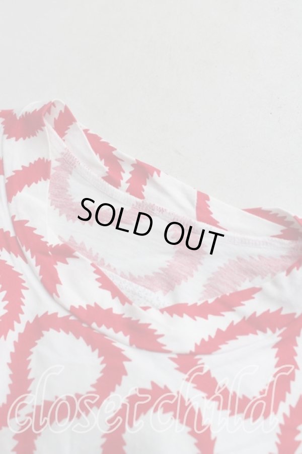 画像5: ヴィヴィアンウエストウッド 中古 / スクイグルカットソー OS 白×赤  H-25-11-02-022-to-IN-ZH (5)