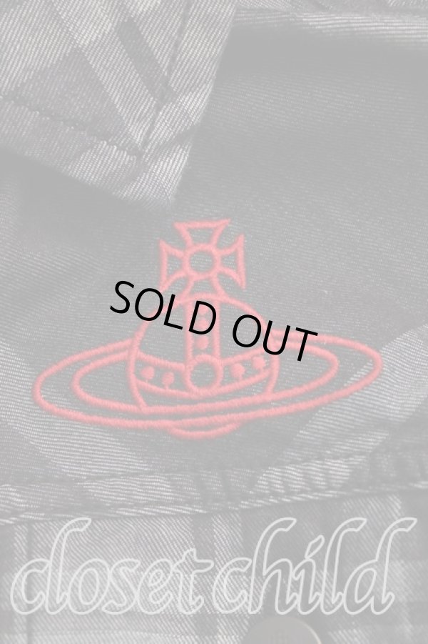 画像6: ヴィヴィアンウエストウッド 中古 / タータンチェックデニムジャケット 00（ワンサイズ） インディゴ  H-25-11-02-002-jc-OD-ZH (6)