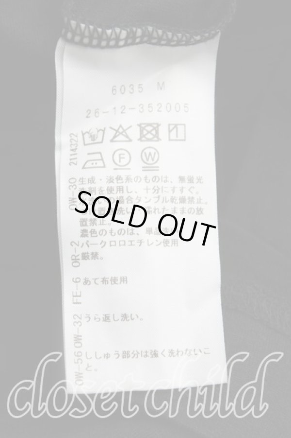 画像4: ヴィヴィアンウエストウッド MAN 中古 / LOGOS EMBROIDERYラグランスリーブフーディカットソー 00(ワンサイズ) 黒×ベージュ  H-25-11-02-024-to-IN-ZH (4)