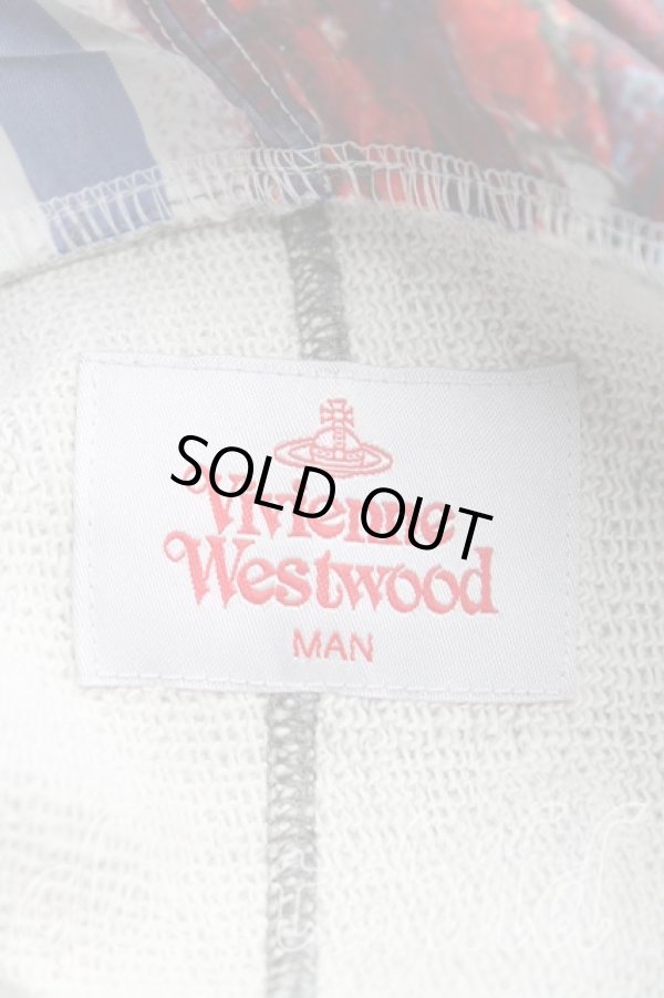 画像3: ヴィヴィアンウエストウッド MAN 中古 / LINE UP PRINT 切替フーディ 44(メンズS相当) 灰  H-25-11-02-025-to-IN-ZH (3)