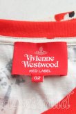 画像3: ヴィヴィアンウエストウッド 中古 / ラビッシュ柄カットソー 02(9号相当) ベージュ×赤  H-25-11-02-026-to-IN-ZH (3)