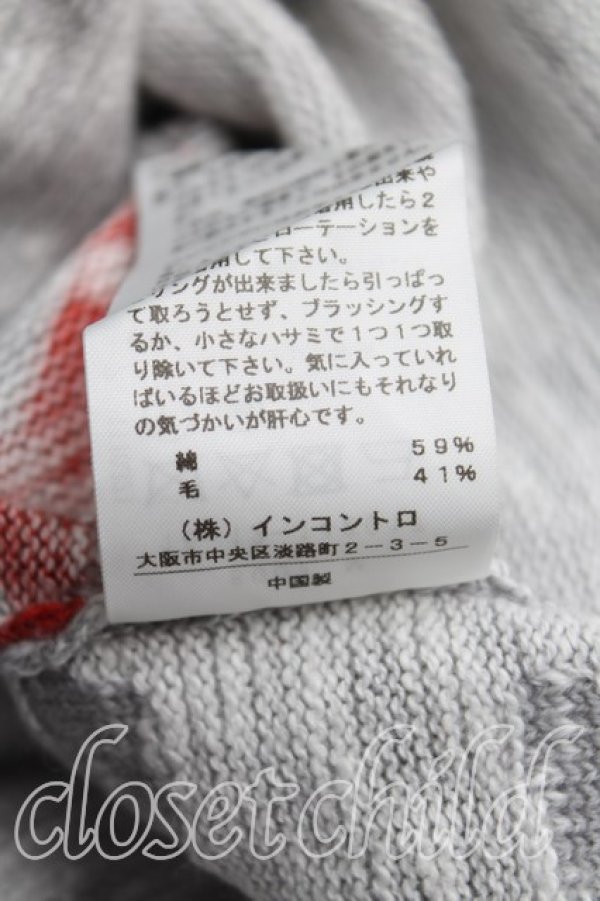 画像5: ヴィヴィアンウエストウッド 中古 / Blizzard Printニットプルオーバー 00(ワンサイズ) 灰  H-25-11-02-027-to-IN-ZH (5)