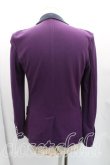 画像2: ヴィヴィアンウエストウッド MAN 中古 / エンブレム刺繍コットンジャケット 46(メンズM相当) 紫  H-25-11-02-003-jc-IN-ZH (2)