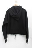 画像2: ヴィヴィアンウエストウッド 中古 / ラインオーブ刺繍パーカー 00(ワンサイズ) 黒  H-25-11-02-028-to-IN-ZH (2)