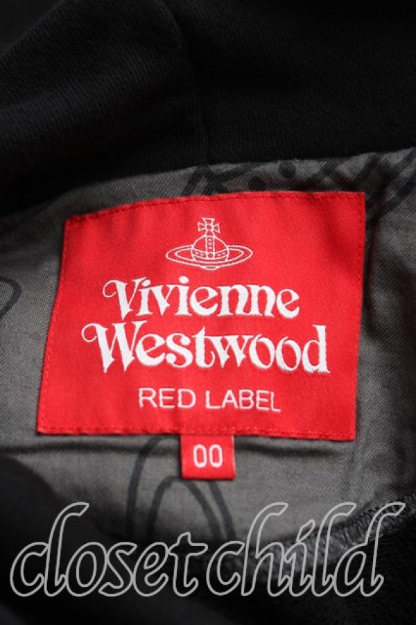 画像3: ヴィヴィアンウエストウッド 中古 / ラインオーブ刺繍パーカー 00(ワンサイズ) 黒  H-25-11-02-028-to-IN-ZH (3)