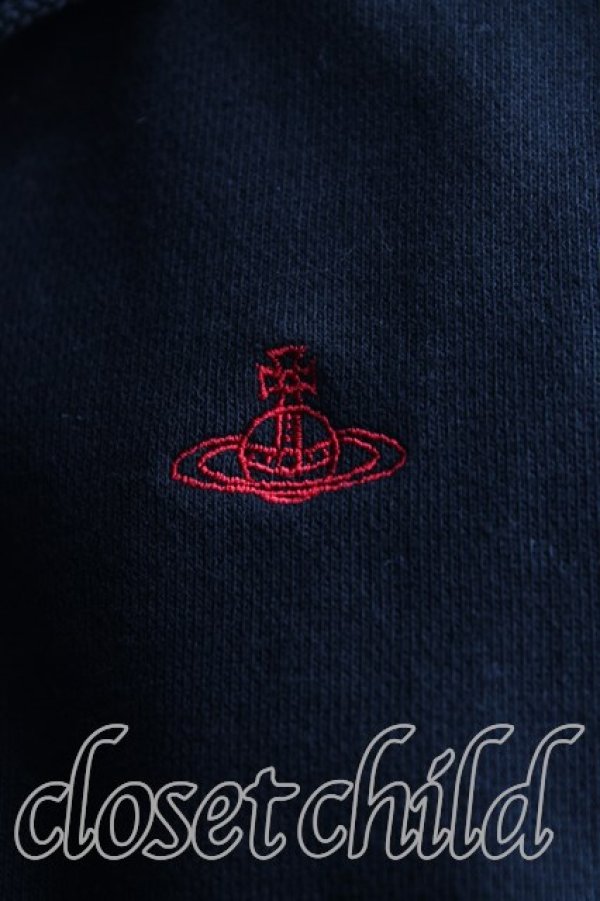 画像6: ヴィヴィアンウエストウッド 中古 / ラインオーブ刺繍パーカー 00(ワンサイズ) 黒  H-25-11-02-028-to-IN-ZH (6)