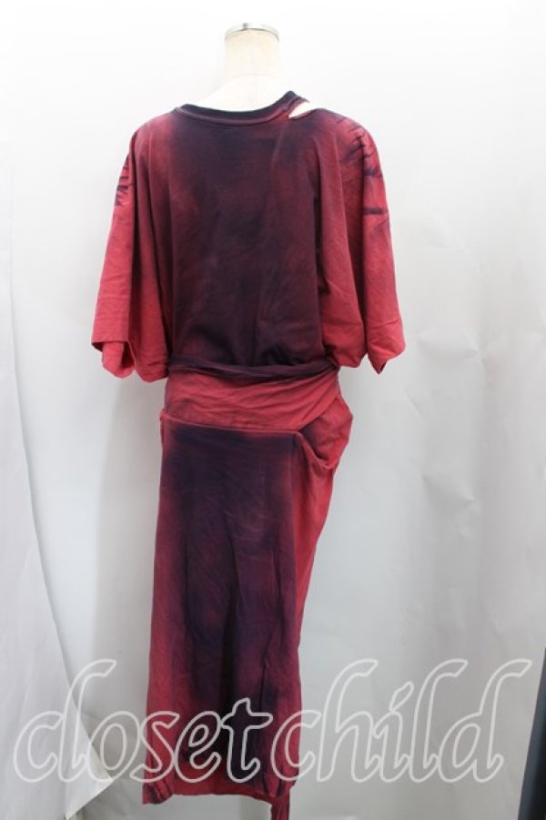 画像2: ヴィヴィアンウエストウッド 中古 / グラデーションカットソーワンピ  ピンク  H-25-11-02-029-op-OD-ZH (2)