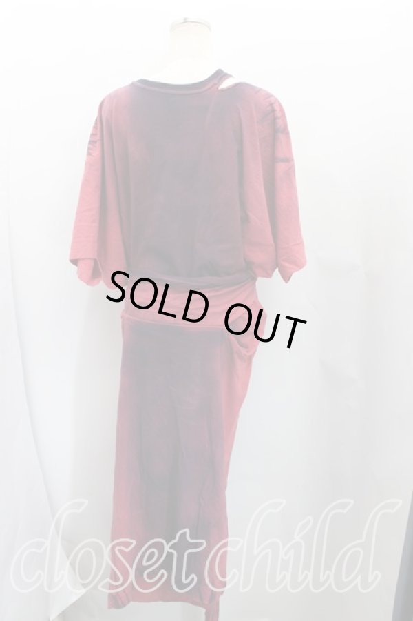 画像2: ヴィヴィアンウエストウッド 中古 / グラデーションカットソーワンピ  ピンク  H-25-11-02-029-op-OD-ZH (2)