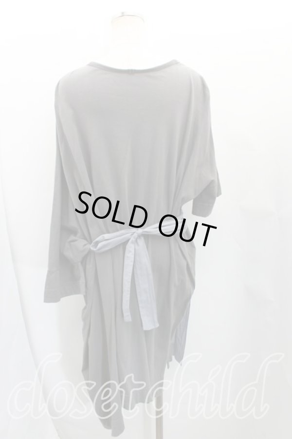 画像2: ヴィヴィアンウエストウッド 中古 / 綿モダール天竺ビッグTシャツワンピース  灰  H-25-11-02-031-op-OD-ZH (2)