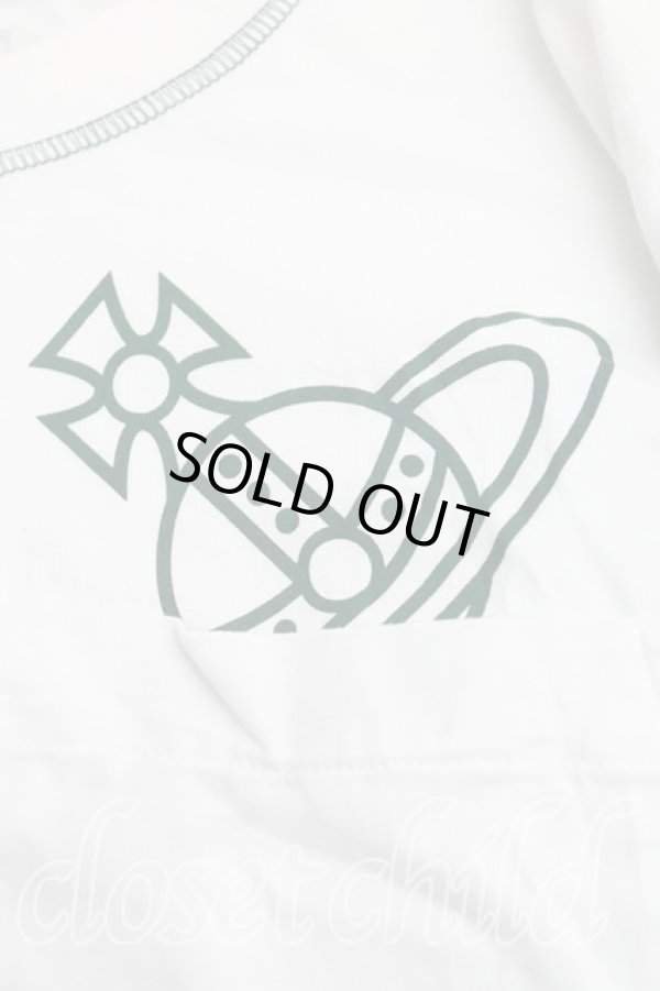 画像5: ヴィヴィアンウエストウッド MAN 中古 / PEEK ORBTシャツ 48（メンズL相当） 白  H-25-11-02-035-ts-OD-ZH (5)