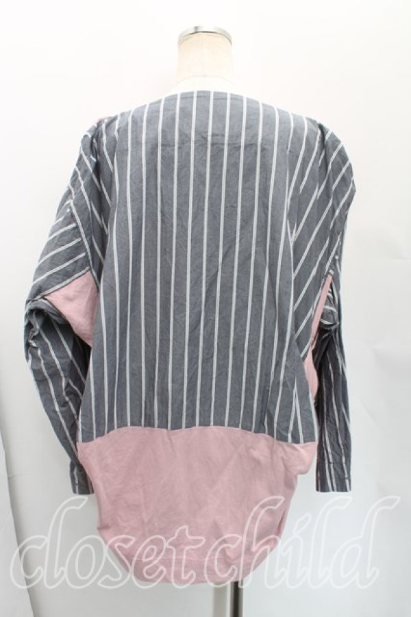 画像2: ヴィヴィアンウエストウッド 中古 / ツインイーグルカットソー 00(ワンサイズ) ピンクx灰  H-25-11-02-038-to-OD-ZH (2)