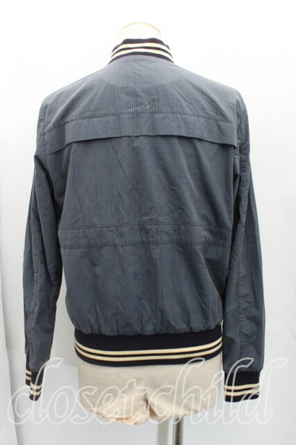 画像2: ヴィヴィアンウエストウッド MAN 中古 / グレンチェックブルゾン 46(メンズM相当) 灰  H-25-11-02-001-jc-OD-ZH (2)