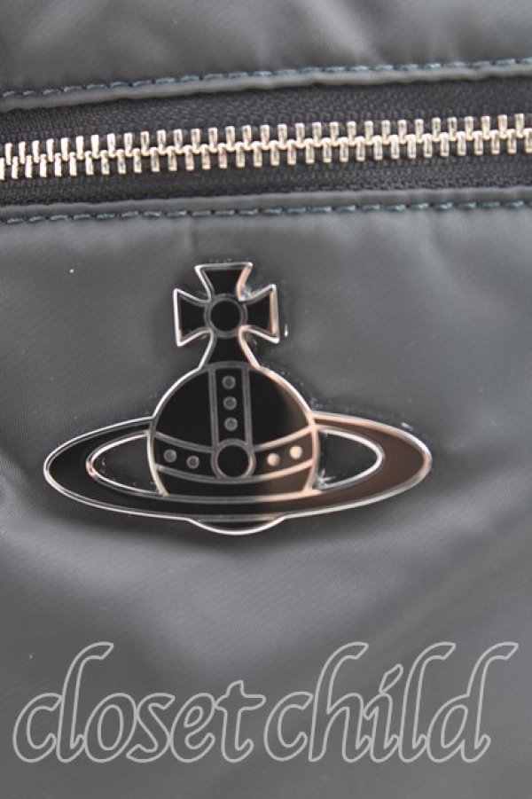 画像6: ヴィヴィアンウエストウッド 中古 / エナメルオーブナイロンショルダーバッグ  黒  H-25-11-02-040-ba-IN-ZH (6)