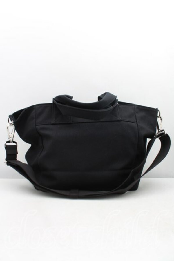 画像2: ヴィヴィアンウエストウッド 中古 / キャンバストートRED LABEL  黒  H-25-11-02-041-ba-IN-ZH (2)