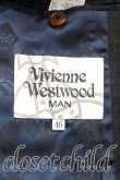 画像3: ヴィヴィアンウエストウッド MAN 中古 / タータンチェックジャケット 46(メンズM相当) 灰  H-25-11-02-004-jc-IN-ZH (3)