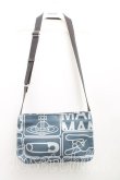 画像2: ヴィヴィアンウエストウッド 中古 / TAGSショルダーバッグ  青  H-25-11-02-042-ba-IN-ZH (2)