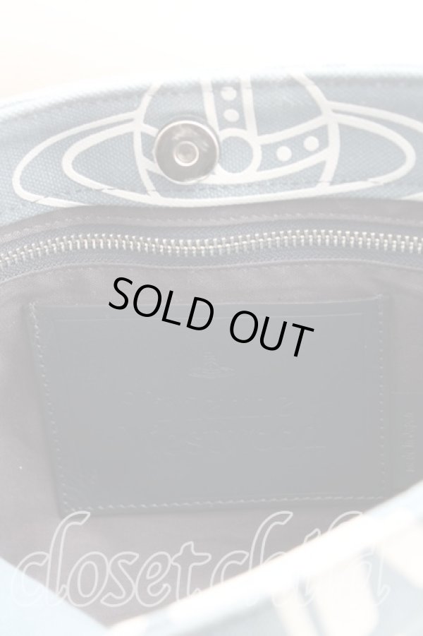 画像4: ヴィヴィアンウエストウッド 中古 / TAGSショルダーバッグ  青  H-25-11-02-042-ba-IN-ZH (4)