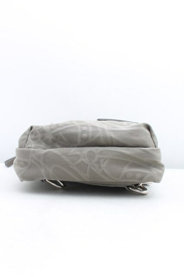 画像4: ヴィヴィアンウエストウッド 中古 / ラインオーブ総柄ボディバッグ  カーキ  H-25-11-02-046-ba-IN-ZH (4)