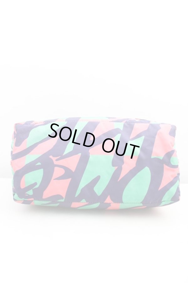 画像3: ヴィヴィアンウエストウッド 中古 / 総柄ハンドバッグ  緑×ピンク  H-25-11-02-047-ba-IN-ZH (3)