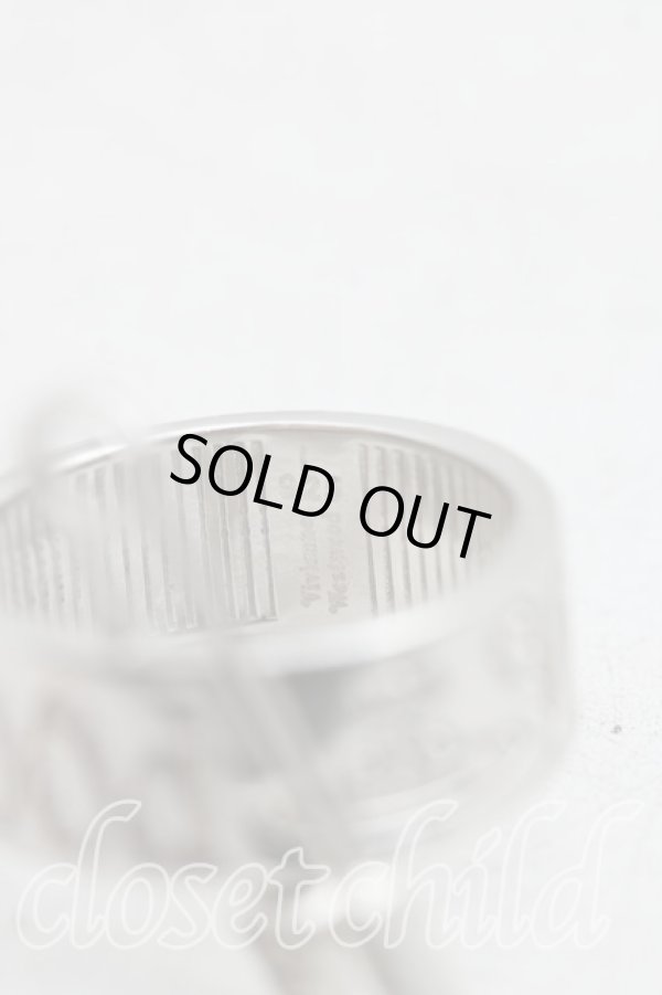 画像4: ヴィヴィアンウエストウッド 中古 / VERNON RING L(13号相当) シルバー  H-25-11-02-050-er-IN-ZH (4)