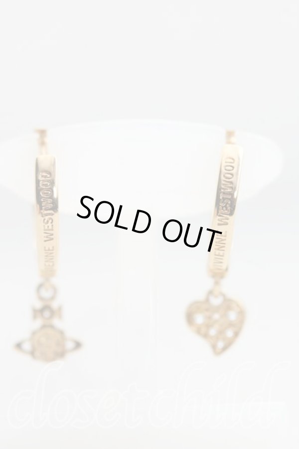 画像4: ヴィヴィアンウエストウッド 中古 / ブランディータフープピアス  ゴールド  H-25-11-02-051-er-IN-ZH (4)