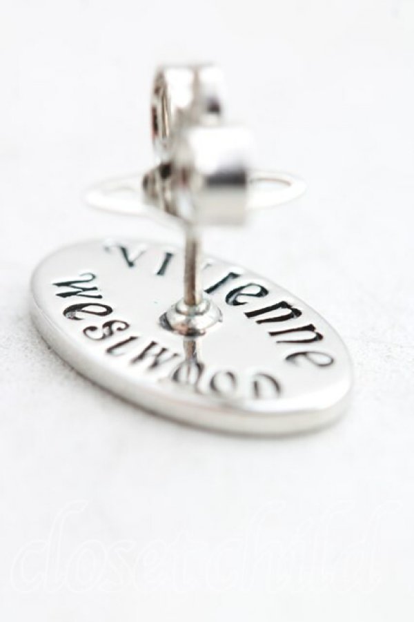 画像4: ヴィヴィアンウエストウッド 中古 / MAN TAG ピアス  シルバー  H-25-11-02-053-er-IN-ZH (4)