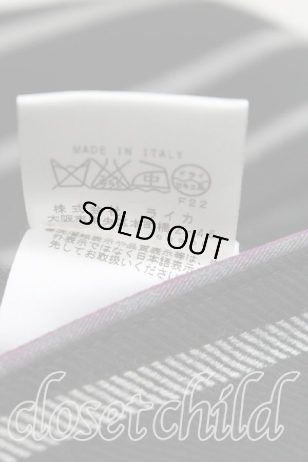 画像5: ヴィヴィアンウエストウッド MAN 中古 / グラフィック刺繍ストライプジャケット 44(メンズS相当) 黒×白  H-25-11-02-005-jc-IN-ZH (5)