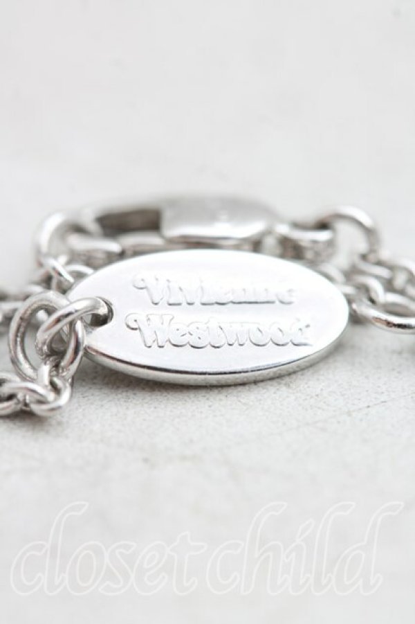 画像4: ヴィヴィアンウエストウッド 中古 / フェザーネックレス  シルバー  H-25-11-02-060-nl-OD-ZH (4)