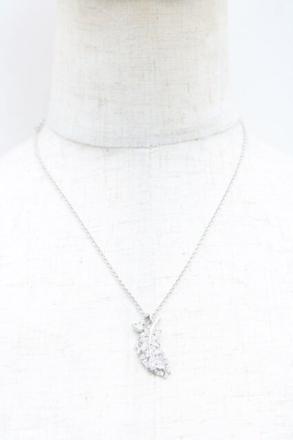 画像5: ヴィヴィアンウエストウッド 中古 / フェザーネックレス  シルバー  H-25-11-02-060-nl-OD-ZH (5)