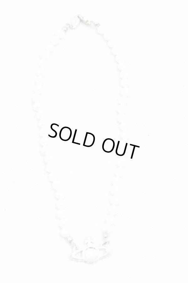 画像3: ヴィヴィアンウエストウッド 中古 / ミニバスパールチョーカー  シルバー  H-25-11-02-061-nl-OD-ZH (3)