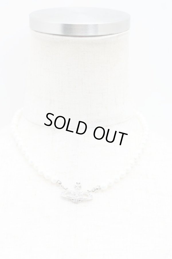 画像5: ヴィヴィアンウエストウッド 中古 / ミニバスパールチョーカー  シルバー  H-25-11-02-061-nl-OD-ZH (5)