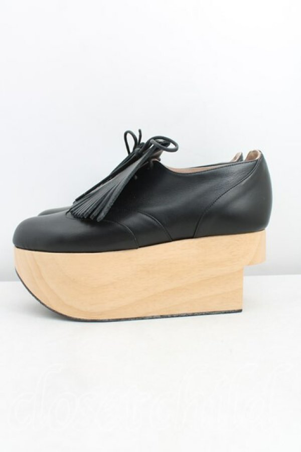 画像3: ヴィヴィアンウエストウッド 中古 / ロッキンホースゴルフ UK5(23.5cm相当) 黒  H-25-11-02-062-sh-OD-ZH (3)