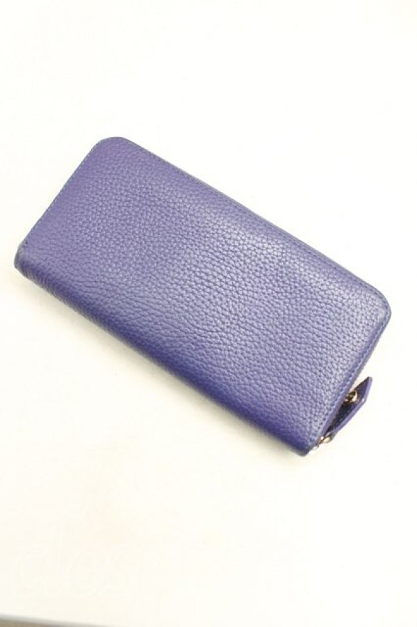 画像2: ヴィヴィアンウエストウッド 中古 / フラップラウンドジップ長財布  紫  H-25-11-02-065-wa-IN-ZH (2)