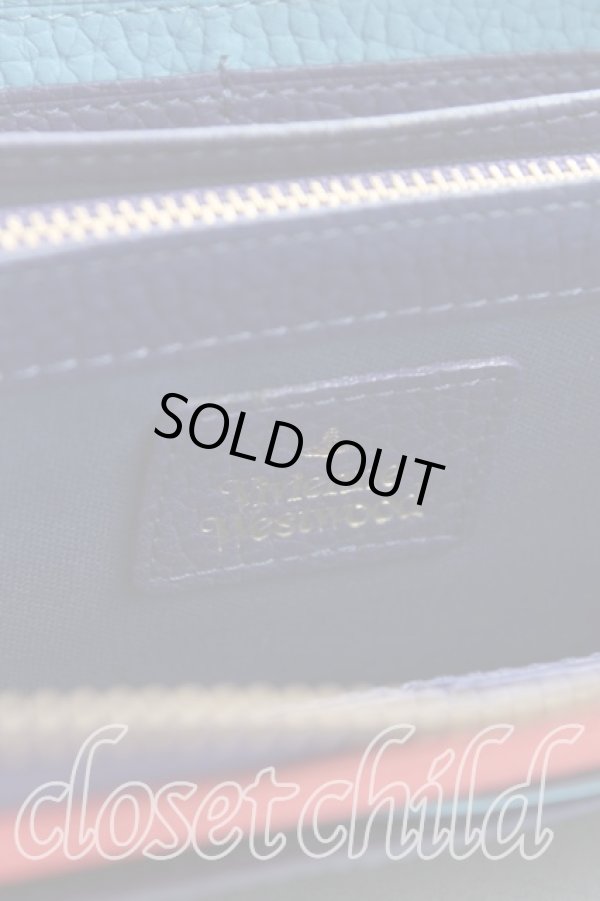 画像5: ヴィヴィアンウエストウッド 中古 / フラップラウンドジップ長財布  紫  H-25-11-02-065-wa-IN-ZH (5)