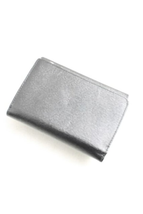 画像2: ヴィヴィアンウエストウッド 中古 / トーナルORB三ツ折リ財布  黒  H-25-11-02-066-wa-OD-ZH (2)