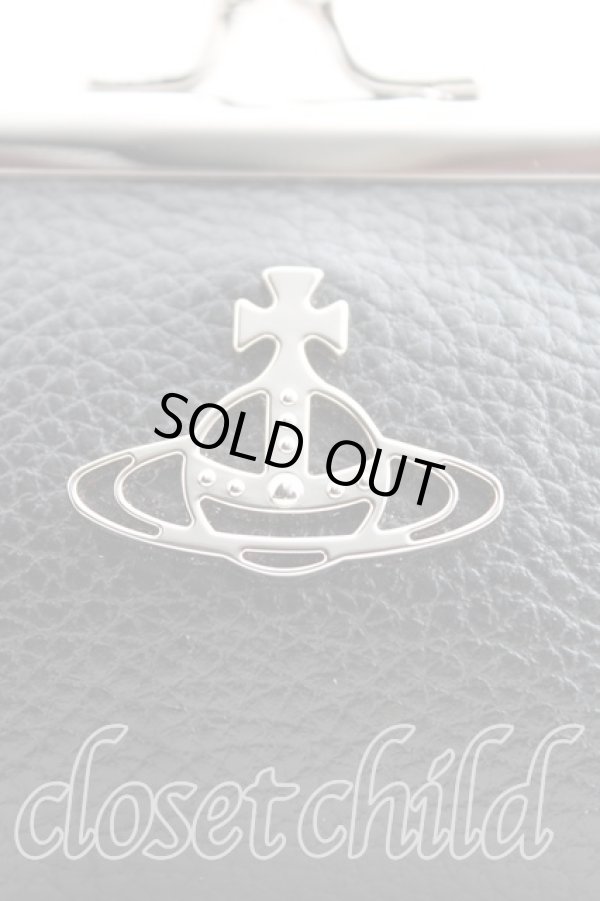 画像4: ヴィヴィアンウエストウッド 中古 / GRAIN LEATHER MINI FRAME COIN PURSE  黒  H-25-11-02-068-wa-IN-ZH (4)