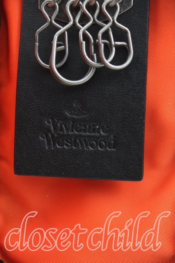 画像4: ヴィヴィアンウエストウッド 中古 / パラシュートソフトキーケース  黒  H-25-11-02-069-gd-OD-ZH (4)