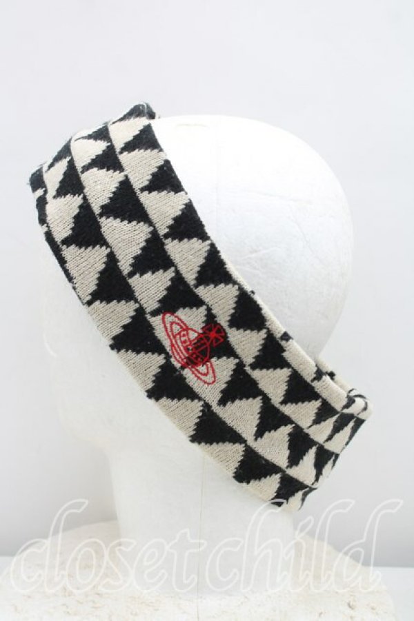 画像2: ヴィヴィアンウエストウッド 中古 / バンダナ  黒  H-25-11-02-072-gd-OD-ZH (2)