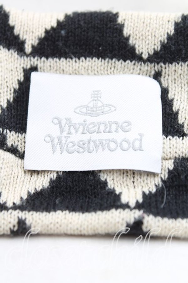 画像4: ヴィヴィアンウエストウッド 中古 / バンダナ  黒  H-25-11-02-072-gd-OD-ZH (4)