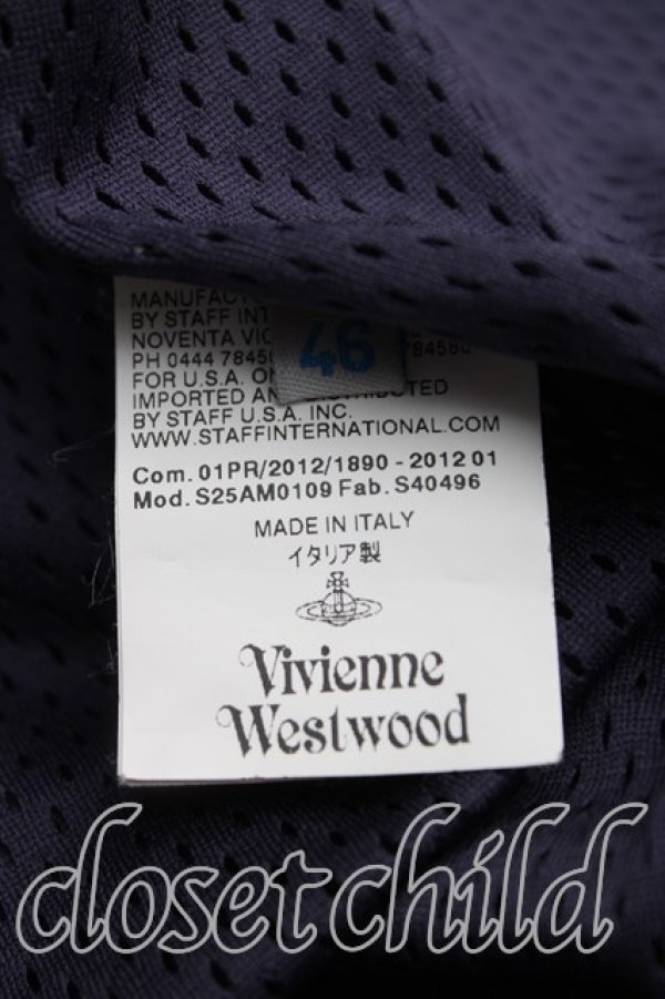 画像4: ヴィヴィアンウエストウッド MAN 中古 / グレンチェックブルゾン 46(メンズM相当) 灰  H-25-11-02-001-jc-OD-ZH (4)