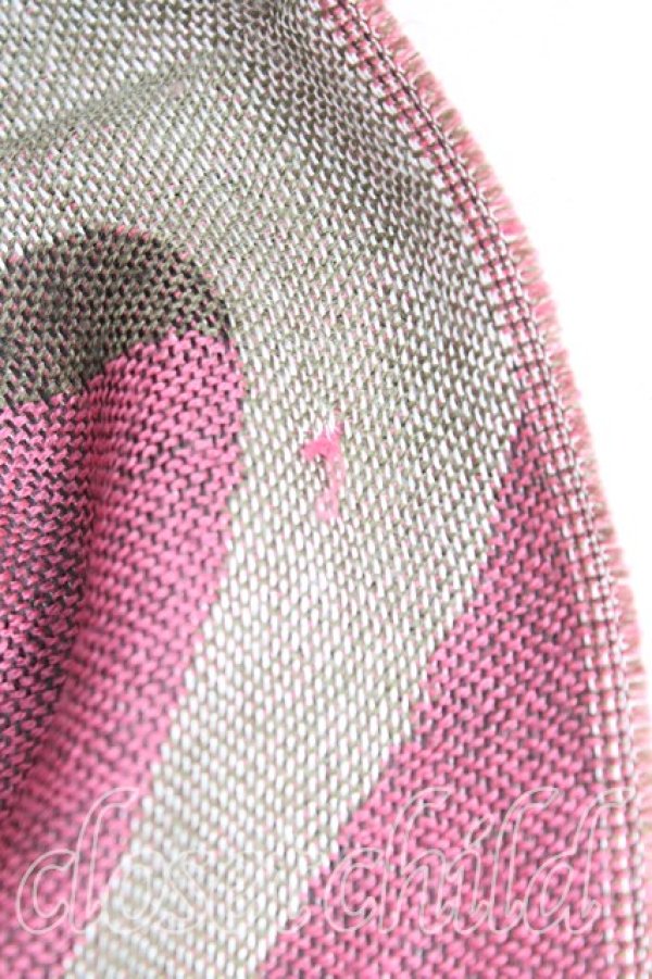 画像3: ヴィヴィアンウエストウッド 中古 / オーブ柄マフラー  ピンク  H-25-11-02-083-gd-OD-ZH (3)