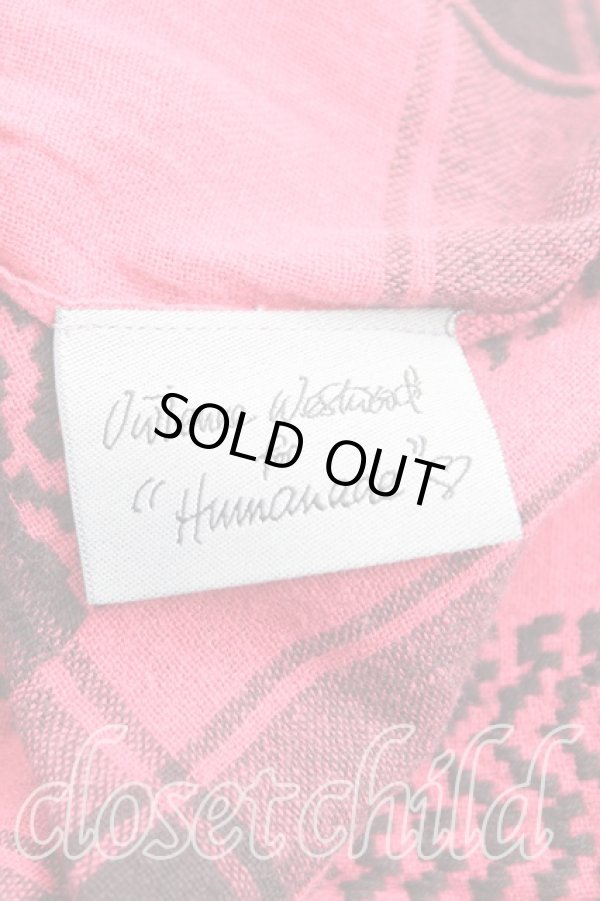 画像2: ヴィヴィアンウエストウッド 中古 / スクイグルフリンジストール  ピンク  H-25-11-02-084-gd-IN-ZH (2)