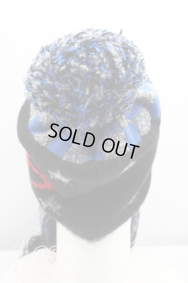 画像3: ヴィヴィアンウエストウッド 中古 / シャレーニット帽  黒  H-25-11-02-089-gd-OD-ZH (3)