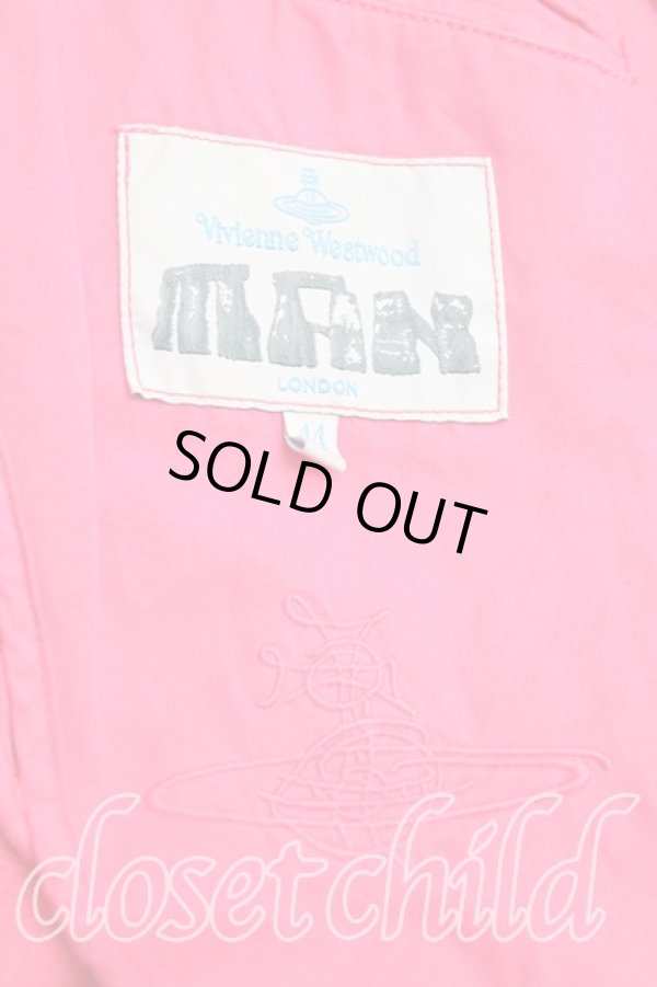 画像3: ヴィヴィアンウエストウッド 中古 / コットンジャケット 44(メンズS相当) ピンク  H-25-11-02-009-jc-IN-ZH (3)